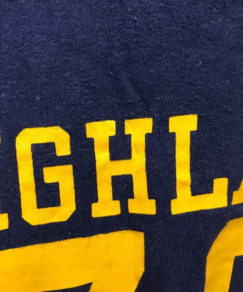 Champion（チャンピオン）Champion (チャンピオン) 60s フットボールTシャツ ネイビー サイズ:Lの古着・服飾アイテム