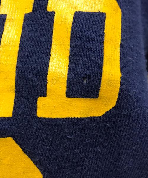 Champion（チャンピオン）Champion (チャンピオン) 60s フットボールTシャツ ネイビー サイズ:Lの古着・服飾アイテム