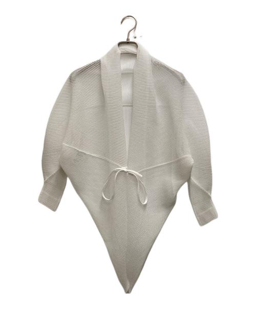 PLEATS PLEASE（プリーツプリーズ）PLEATS PLEASE (プリーツプリーズ) ドルマンスリーブカットソー ホワイト サイズ:FREEの古着・服飾アイテム