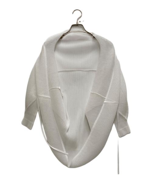 PLEATS PLEASE（プリーツプリーズ）PLEATS PLEASE (プリーツプリーズ) ドルマンスリーブカットソー ホワイト サイズ:FREEの古着・服飾アイテム