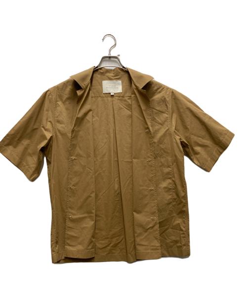 STUDIO NICHOLSON（スタジオ ニコルソン）STUDIO NICHOLSON (スタジオ ニコルソン) COCKLE SHIRT ベージュ サイズ:Mの古着・服飾アイテム