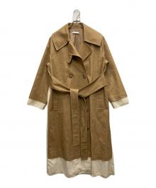 REJINA PYO（レジーナ ピョウ）の古着「レイヤードデザイントレンチコート」｜ベージュ