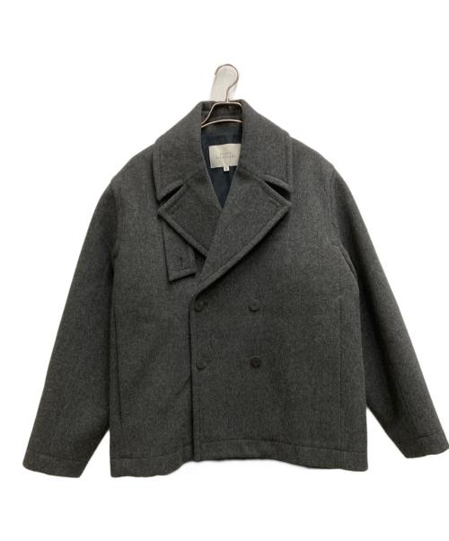 STUDIO NICHOLSON（スタジオ ニコルソン）STUDIO NICHOLSON (スタジオ ニコルソン) オーバーサイズPコート グレー サイズ:Ⅿの古着・服飾アイテム