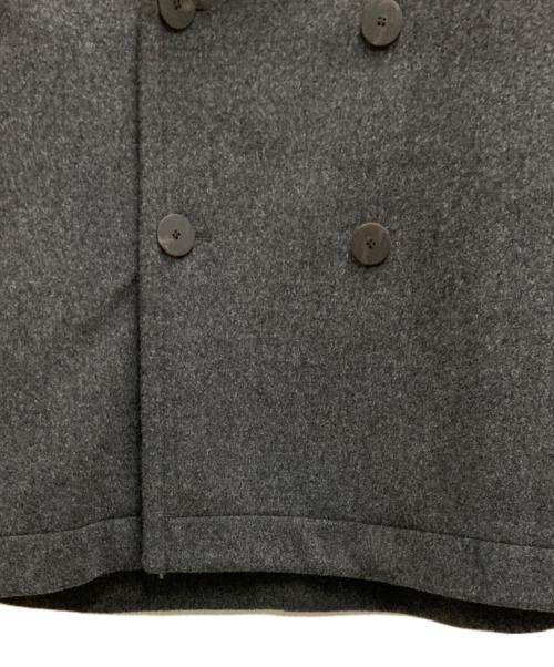 STUDIO NICHOLSON（スタジオ ニコルソン）STUDIO NICHOLSON (スタジオ ニコルソン) オーバーサイズPコート グレー サイズ:Ⅿの古着・服飾アイテム