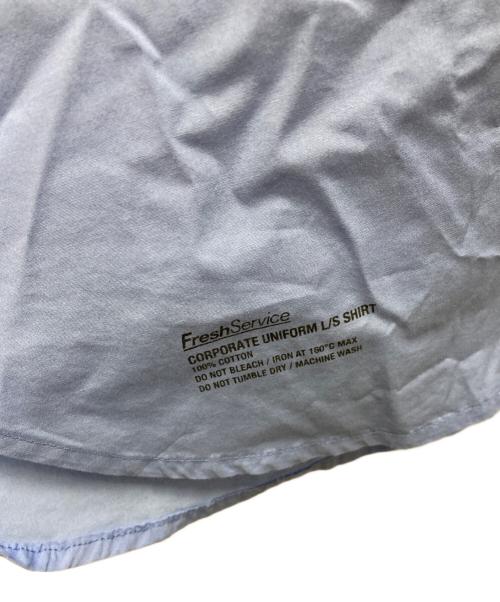 FreshService.（フレッシュサービス）FreshService. (フレッシュサービス) CORPORATE UNIFORM L/S SHIRT スカイブルー サイズ:Mの古着・服飾アイテム