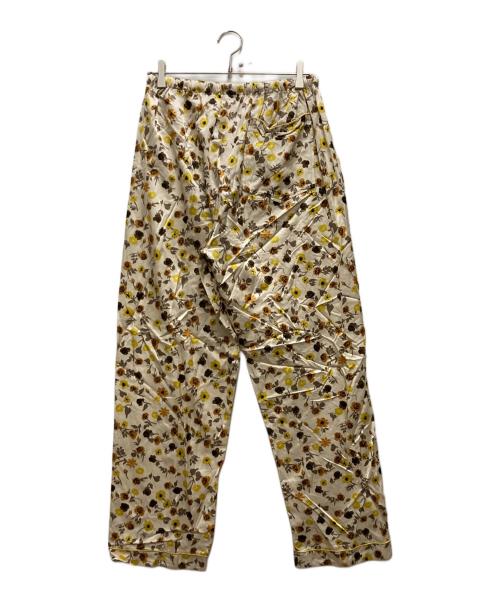 FUMIKA UCHIDA（フミカウチダ）FUMIKA UCHIDA (フミカウチダ) FLOWER PRINTED PANTS イエロー サイズ:36の古着・服飾アイテム
