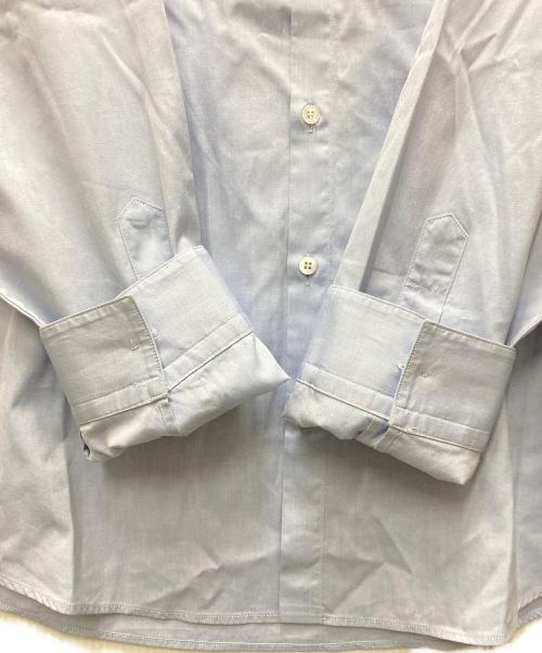GUCCI（グッチ）GUCCI (グッチ) バタフライ刺繍シャツ スカイブルー サイズ:16/41の古着・服飾アイテム