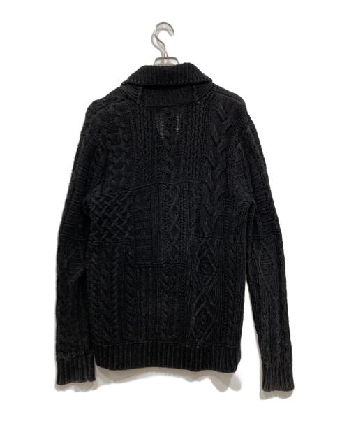 POLO RALPH LAUREN（ポロ・ラルフローレン）POLO RALPH LAUREN (ポロ・ラルフローレン) ショールカラーカーディガン グレー サイズ:Ｍの古着・服飾アイテム