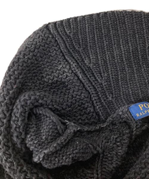 POLO RALPH LAUREN（ポロ・ラルフローレン）POLO RALPH LAUREN (ポロ・ラルフローレン) ショールカラーカーディガン グレー サイズ:Ｍの古着・服飾アイテム