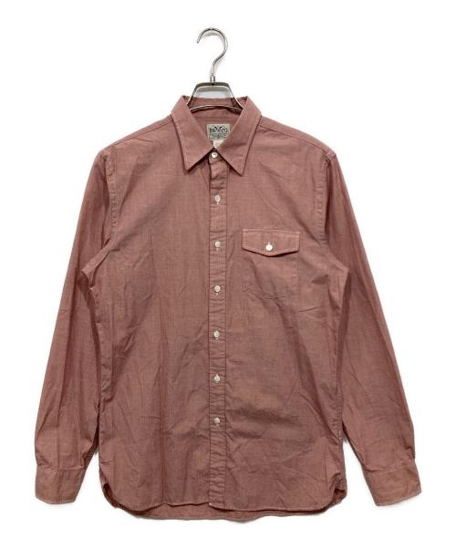 RRL（ダブルアールエル）RRL (ダブルアールエル) シャツ / 無地柄  レッド サイズ:M ／ 15 1/2の古着・服飾アイテム