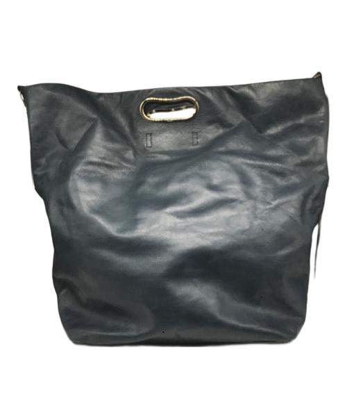 KOLOR（カラー）KOLOR (カラー) 2WAYレザーバッグ ネイビーの古着・服飾アイテム