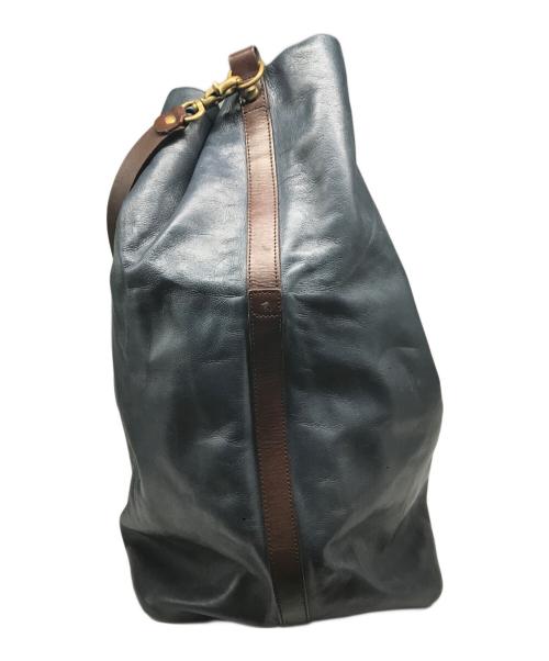 KOLOR（カラー）KOLOR (カラー) 2WAYレザーバッグ ネイビーの古着・服飾アイテム