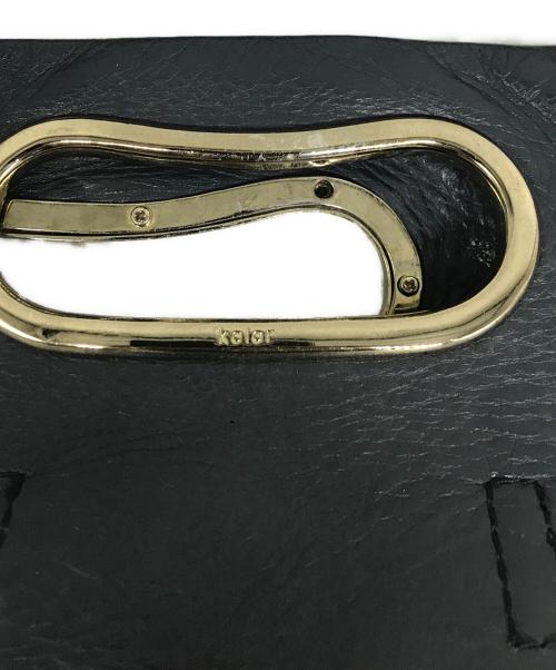 KOLOR（カラー）KOLOR (カラー) 2WAYレザーバッグ ネイビーの古着・服飾アイテム