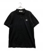 STONE ISLANDストーンアイランド）の古着「ポロシャツ」｜ブラック