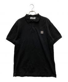 STONE ISLAND（ストーンアイランド）の古着「ポロシャツ」｜ブラック