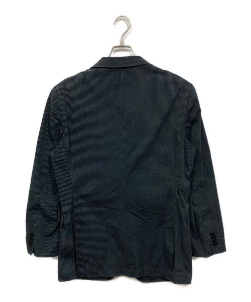 BURBERRY BLACK LABEL（バーバリーブラックレーベル）BURBERRY BLACK LABEL (バーバリーブラックレーベル) 3Bストライプジャケット ネイビー サイズ:Mの古着・服飾アイテム