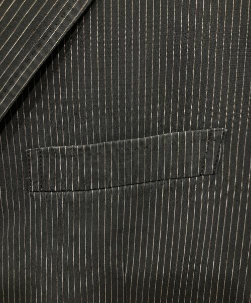 BURBERRY BLACK LABEL（バーバリーブラックレーベル）BURBERRY BLACK LABEL (バーバリーブラックレーベル) 3Bストライプジャケット ネイビー サイズ:Mの古着・服飾アイテム