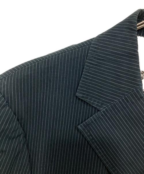 BURBERRY BLACK LABEL（バーバリーブラックレーベル）BURBERRY BLACK LABEL (バーバリーブラックレーベル) 3Bストライプジャケット ネイビー サイズ:Mの古着・服飾アイテム
