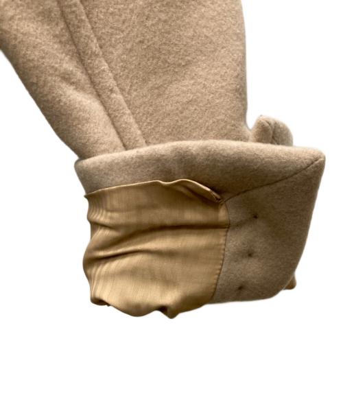 FENDI（フェンディ）FENDI (フェンディ) ファーポケット ラムウール ロングコート ピンク サイズ:38の古着・服飾アイテム