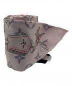 LOUIS VUITTONルイ ヴィトン）の古着「バンド―・モノグラムコンフィデンシャルスカーフ」｜ピンク