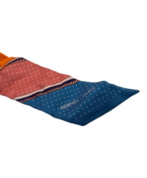 HERMES（エルメス）HERMES (エルメス) LES VOITURES A TRANSFORMATION オレンジの古着・服飾アイテム