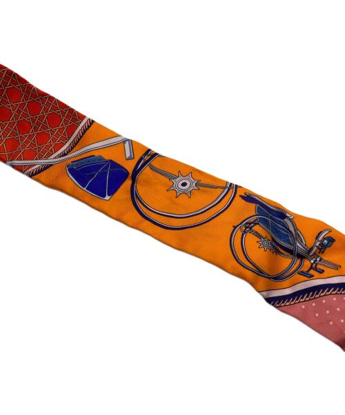 HERMES（エルメス）HERMES (エルメス) LES VOITURES A TRANSFORMATION オレンジの古着・服飾アイテム