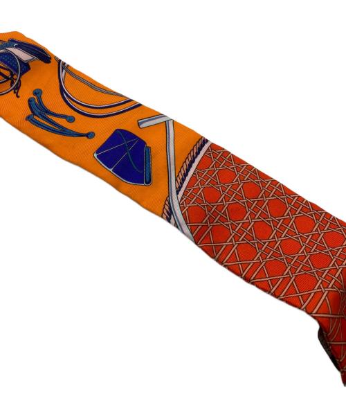 HERMES（エルメス）HERMES (エルメス) LES VOITURES A TRANSFORMATION オレンジの古着・服飾アイテム