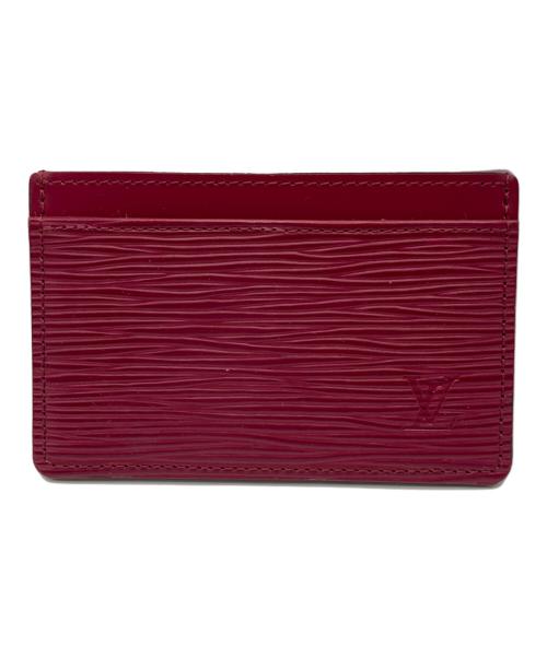 LOUIS VUITTON（ルイ ヴィトン）LOUIS VUITTON (ルイ ヴィトン) ポルト・カルト・サーンプル・エピ ボルドーの古着・服飾アイテム