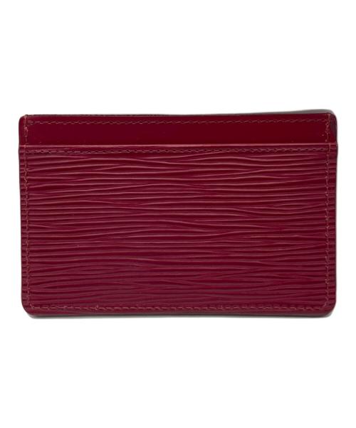 LOUIS VUITTON（ルイ ヴィトン）LOUIS VUITTON (ルイ ヴィトン) ポルト・カルト・サーンプル・エピ ボルドーの古着・服飾アイテム