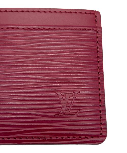 LOUIS VUITTON（ルイ ヴィトン）LOUIS VUITTON (ルイ ヴィトン) ポルト・カルト・サーンプル・エピ ボルドーの古着・服飾アイテム