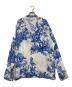 UNUSED（アンユーズド）の古着「continents print long sleeve shirt.」｜ホワイト
