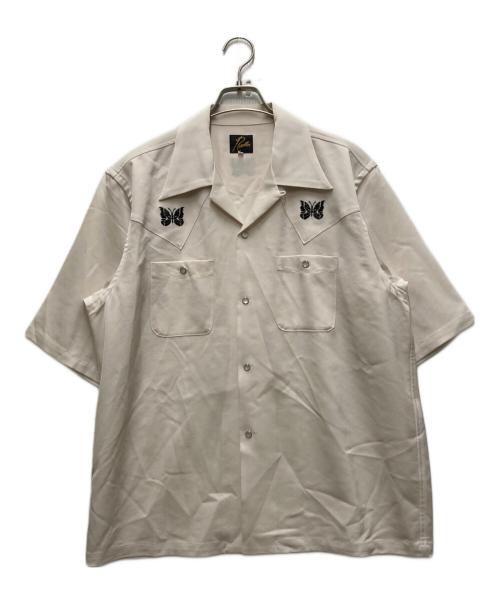 Needles（ニードルズ）Needles (ニードルズ) Cow Boy S/S Shirt ホワイト サイズ:Lの古着・服飾アイテム