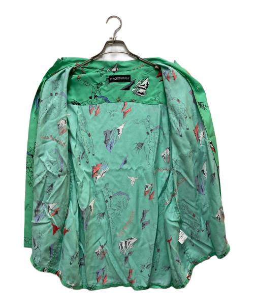WACKO MARIA（ワコマリア）WACKO MARIA (ワコマリア) HAWAIIAN SHIRT グリーン サイズ:Lの古着・服飾アイテム