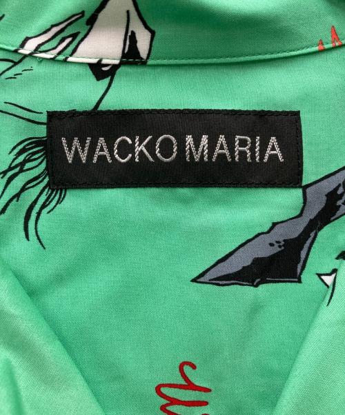 WACKO MARIA（ワコマリア）WACKO MARIA (ワコマリア) HAWAIIAN SHIRT グリーン サイズ:Lの古着・服飾アイテム
