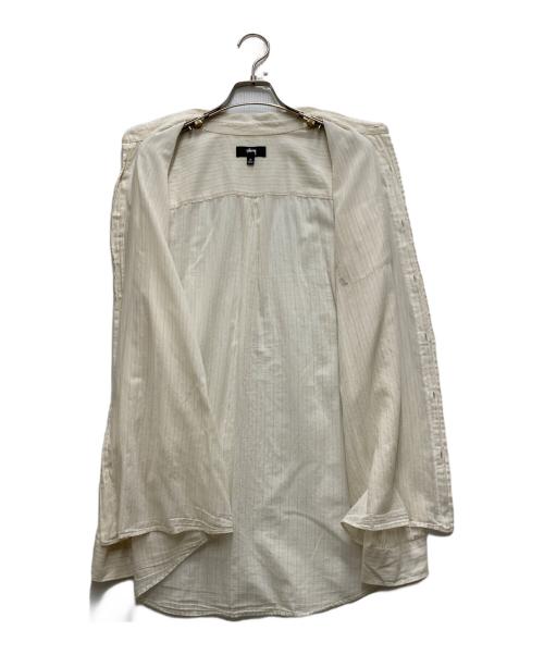 stussy（ステューシー）stussy (ステューシー) Light Weight Classic Shirt ホワイト サイズ:Mの古着・服飾アイテム
