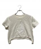 courregesクレージュ）の古着「クロップドTシャツ」｜ホワイト