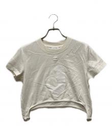 courreges（クレージュ）の古着「クロップドTシャツ」｜ホワイト