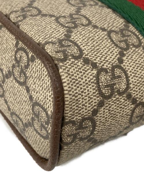 GUCCI（グッチ）GUCCI (グッチ) GGショルダーバッグ ブラウンの古着・服飾アイテム