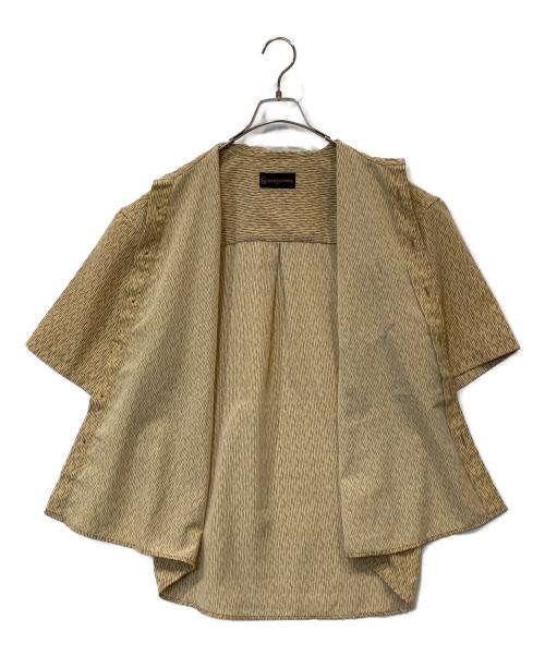 GIANNI VALENTINO（ジャンニバレンチノ）GIANNI VALENTINO (ジャンニバレンチノ) 総柄S/Sシャツ イエロー サイズ:Lの古着・服飾アイテム