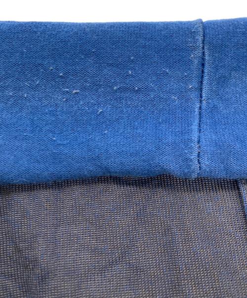 SHINYA KOZUKA（シンヤコズカ）SHINYA KOZUKA (シンヤコズカ) レーヨンブレンド光沢バギーパンツ ブルー サイズ:Ｍの古着・服飾アイテム