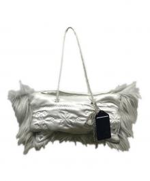 sculptor（スカルプター）の古着「fluffy slouchy satin bag」｜グレー