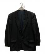 COMME des GARCONS HOMMEコムデギャルソン オム）の古着「90`Sウールギャバ2Bジャケット」｜ブラック