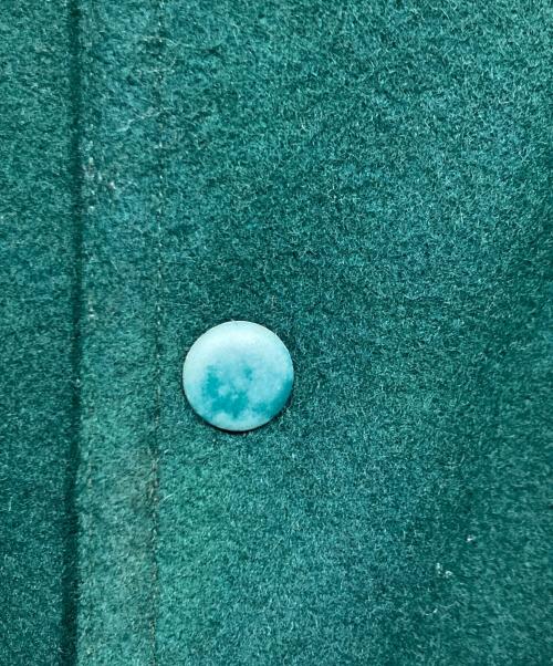 PINK PANTHER（ピンクパンサー）PINK PANTHER (ピンクパンサー) キャラレザースタジャン グリーン サイズ:Mの古着・服飾アイテム