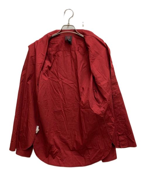 Jean Paul GAULTIER（ジャンポールゴルチェ）Jean Paul GAULTIER (ジャンポールゴルチェ) インディアンプリントL/Sシャツ レッド サイズ:48の古着・服飾アイテム