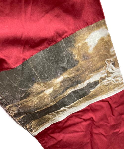 Jean Paul GAULTIER（ジャンポールゴルチェ）Jean Paul GAULTIER (ジャンポールゴルチェ) インディアンプリントL/Sシャツ レッド サイズ:48の古着・服飾アイテム