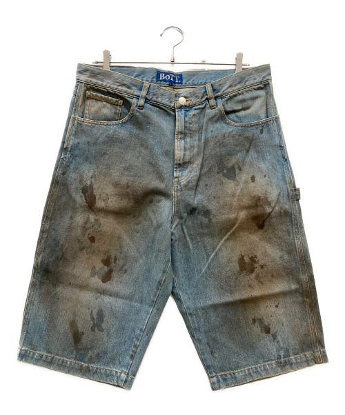 BoTT（ボット）BoTT (ボット) Ol' Dirty Painter Short インディゴ サイズ:Lの古着・服飾アイテム