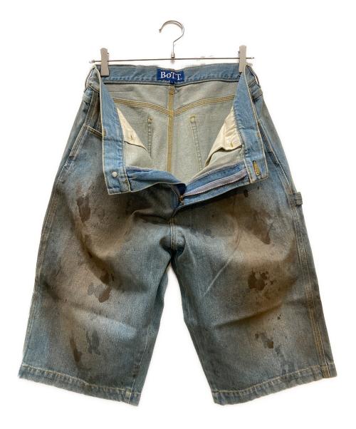 BoTT（ボット）BoTT (ボット) Ol' Dirty Painter Short インディゴ サイズ:Lの古着・服飾アイテム