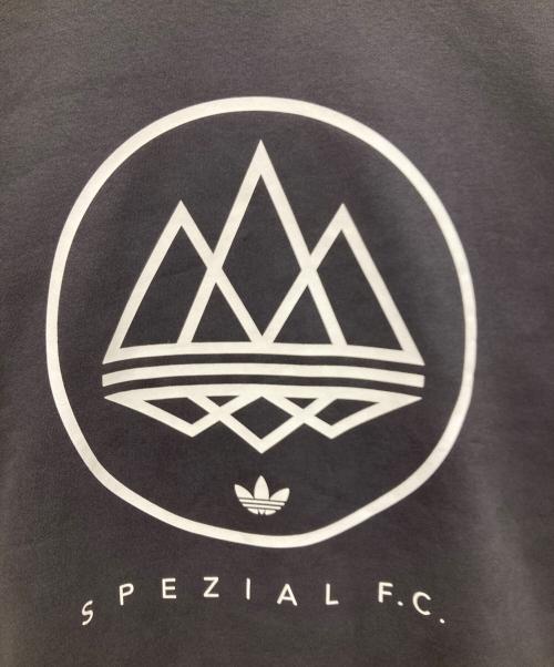 adidas（アディダス）adidas (アディダス) スペツィアルF.C.スウェットシャツ / プリント / adidas グレー サイズ:L 未使用品の古着・服飾アイテム