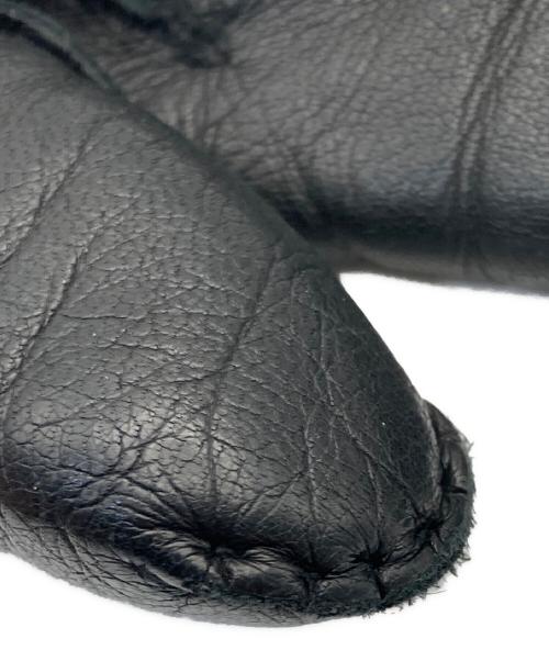 GUCCI（グッチ）GUCCI (グッチ) GGマーモント ラムレザーグローブ ブラック サイズ:Mの古着・服飾アイテム