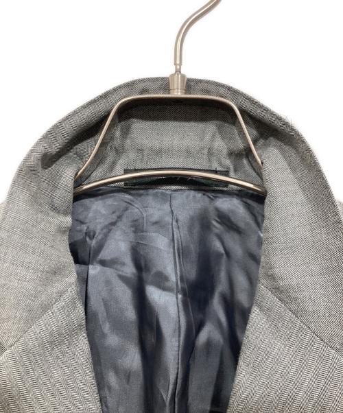 ERMENEGILDO ZEGNA（エルメネジルド・ゼニア）ERMENEGILDO ZEGNA (エルメネジルド・ゼニア) FILO (フィーロ) ヘリンボーン2Bスーツ グレー サイズ:表記無しの古着・服飾アイテム